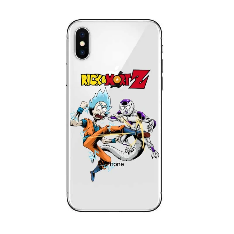 TPU Рик и Морти Мягкий силиконовый чехол для телефона из ТПУ для iPhone X 8 8 Plus 7 7 Plus 6 6s Plus 5 5S SE прозрачный мягкий ТПУ гелевый защитный чехол - Цвет: TPU