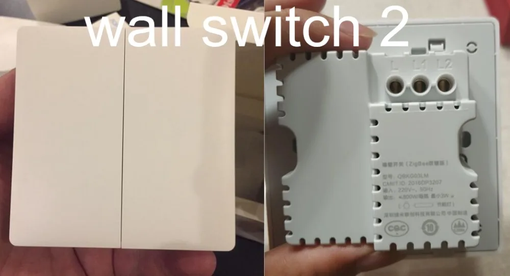 Умный домашний светильник Xiaomi Aqara Mijia с одной проволокой ZigBee, беспроводной ключ, настенный выключатель через приложение для смартфона