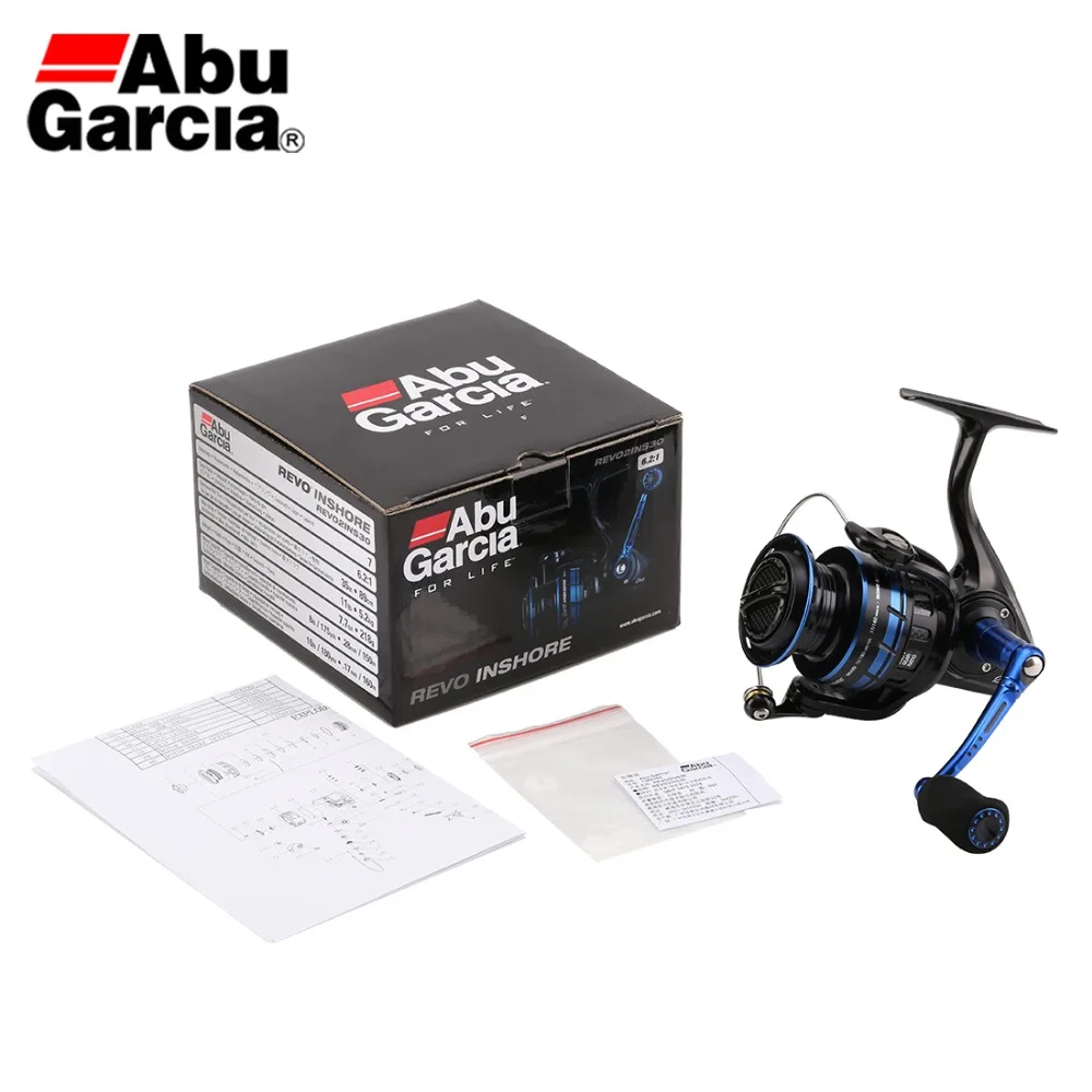 Abu Garcia REVO2 Inshore 6+ 1BB спиннинговая катушка для соленой воды C6 катушка для рыбалки из углеродного ротора