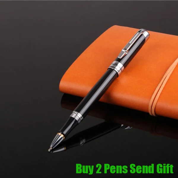 Roller Ball Pen Duke брендовая металлическая авторучка офисная Роскошная деловая чернильная ручка для письма купить 2 ручки отправить подарок - Цвет: Roller Ball Pen