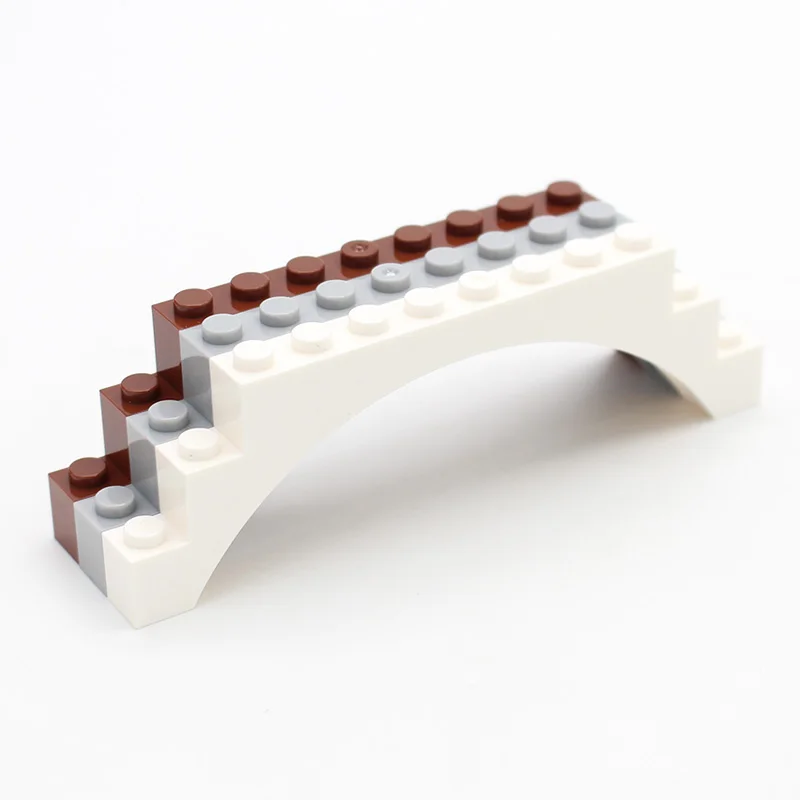Moc кирпич, арка 1x12x3 6108 топ с усиленной нижней стороны DIY просветить строительные блоки кирпичи
