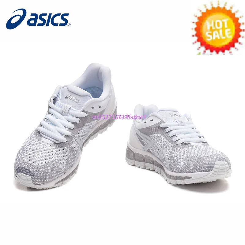 Популярные оригинальные ASICS GEL-QUANTUM 360, женские кроссовки для бега, белые спортивные кроссовки на шнуровке, дышащие