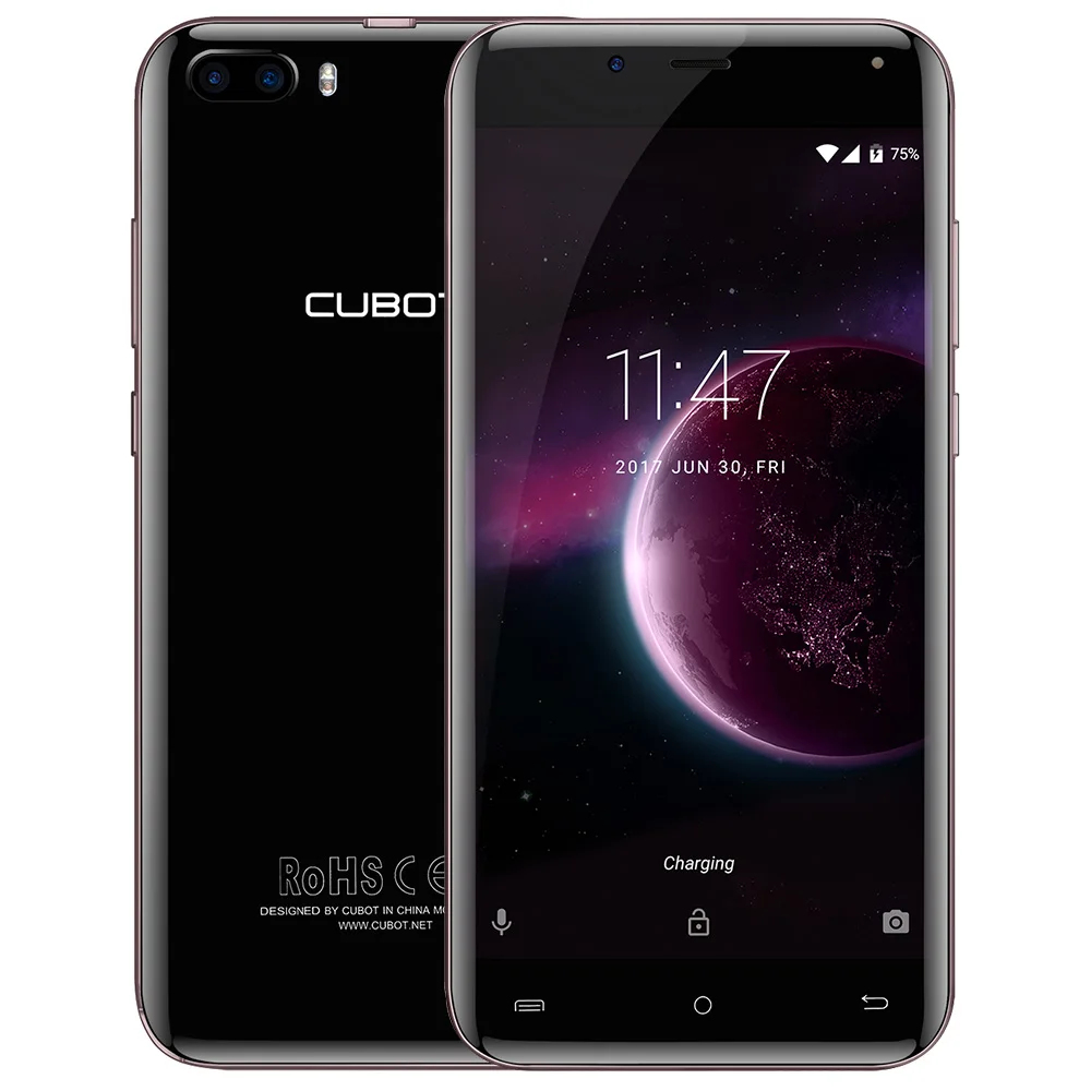 CUBOT Magic 4 г 5 0 дюймов смартфон Android 7 ips Экран MTK6737 ядра 3 ГБ и 16 13.0MP + 2.0MP сзади камеры