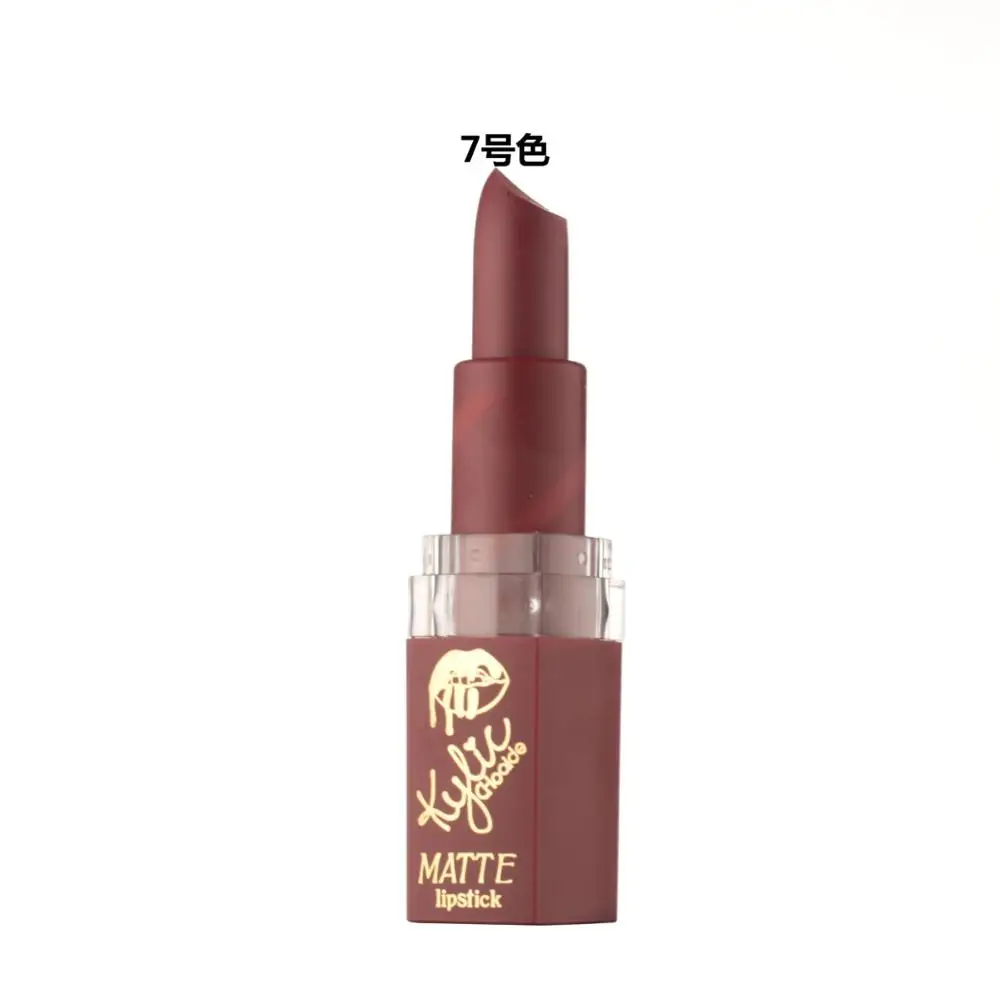 0248 A7 12 Colors Lips Gloss Makeup Waterproof Lipgloss Matte Velvet Liquid Lipstick Make up Maquiagem Lip Blam Cosmetics Tools - Цвет: 0248 A7