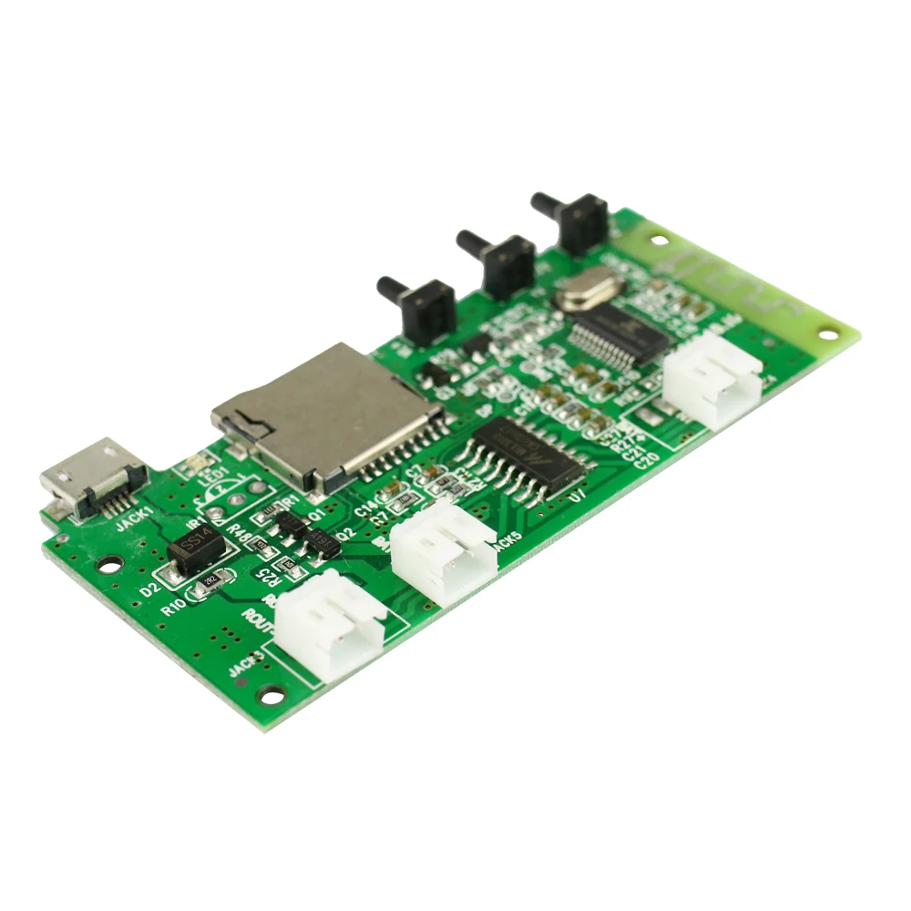 GHXAMP Bluetooth 4,2 цифровой усилитель мощности MP3 декодер плата 3 Вт+ 3 Вт поддержка tf-карты для 4-8ом Bluetooth динамик DIY DC3.7V 1 шт