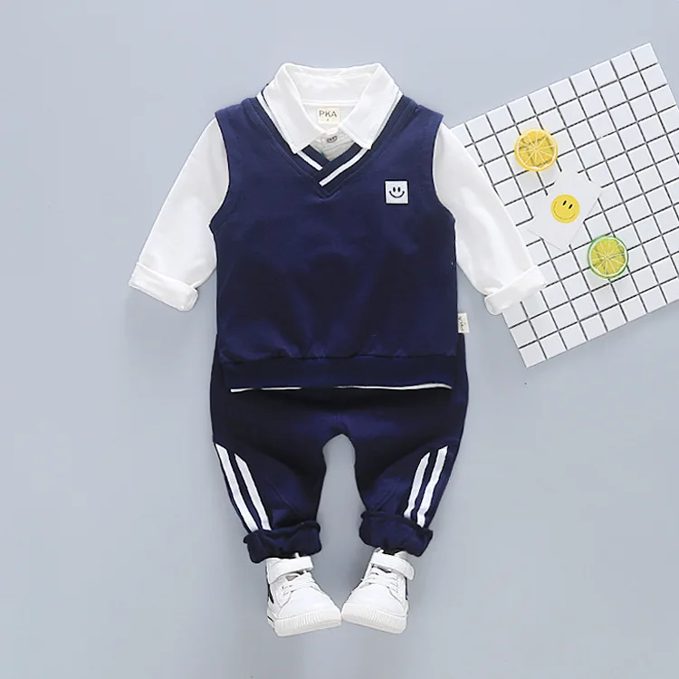 Комплект из 3 предметов коллекция 2019 года осенняя модная одежда для маленьких