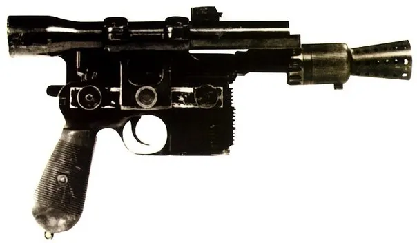 Звездные войны 1:1 ручной DL-44 бластер пистолет 3D бумажная модель украшения DIY Повседневная головоломка бумажная игрушка