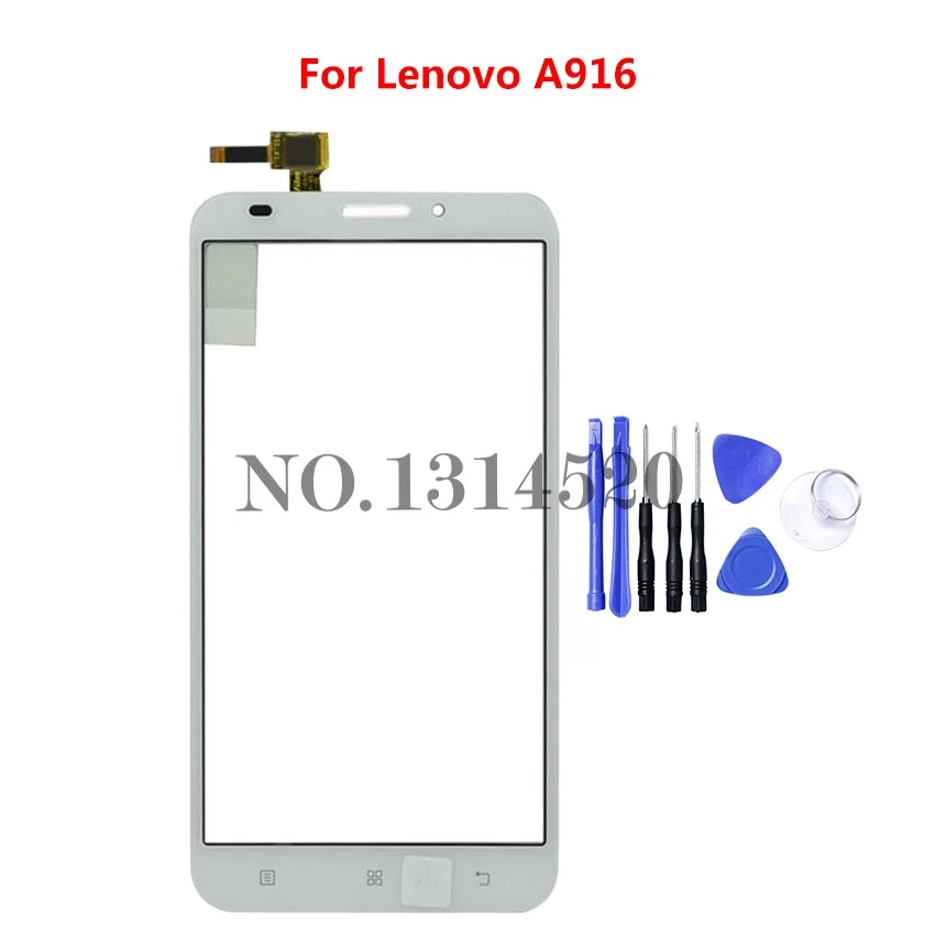 Дигитайзер сенсорной панели для Lenovo A916 100% испытано сенсорный экран Замена