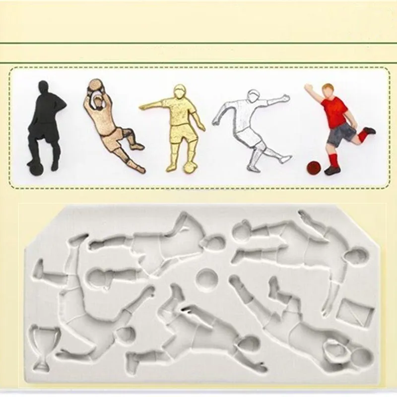 Бейсбол Гольф Серии силиконовая форма для выпечки тортов с помадной начинкой