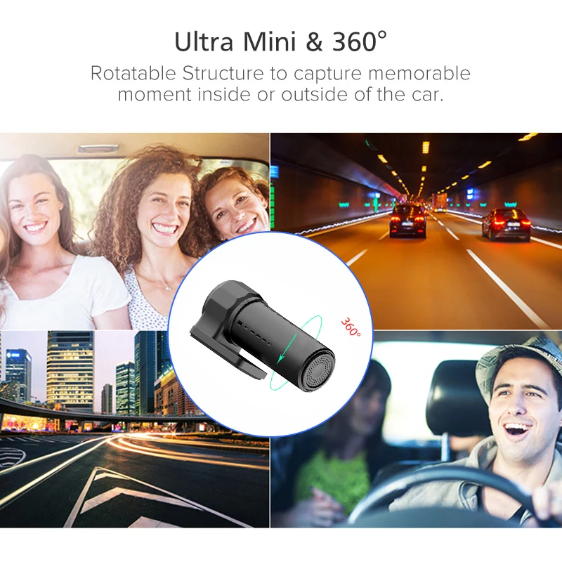 Maozua Мини WIFI Автомобильный видеорегистратор Dashcam цифровой регистратор приложение