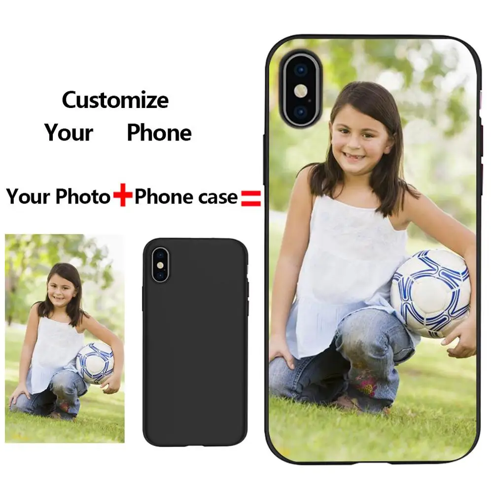Чехол для телефона с фотографиями на заказ iphone7 8 6splus x xr xsmax samsung s10plus 10e s9 s8 huawei p30pro