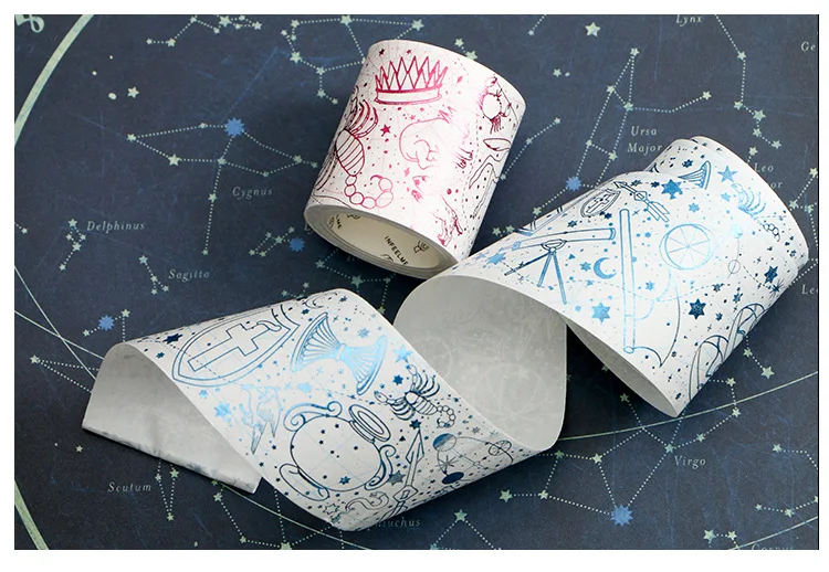 3/5 см* 5 м Kawaii планет и Луны золото лента Washi наклейки Скрапбукинг малярный скотч школьные принадлежности пуля журнал Papeleria sl1546