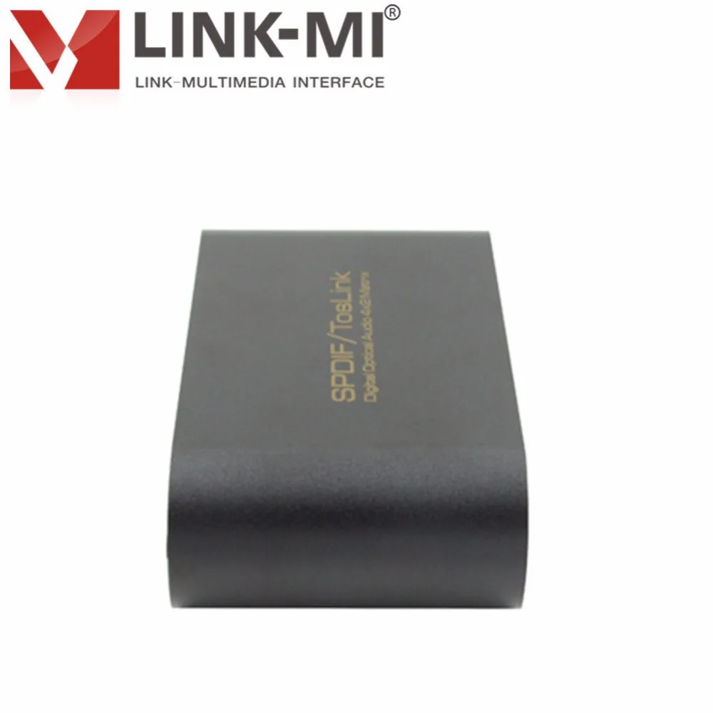 LINK MI LM FB402 SPDIF/Toslink цифровое оптическое аудио 4x2 матричный коммутатор 4 в 2 выхода