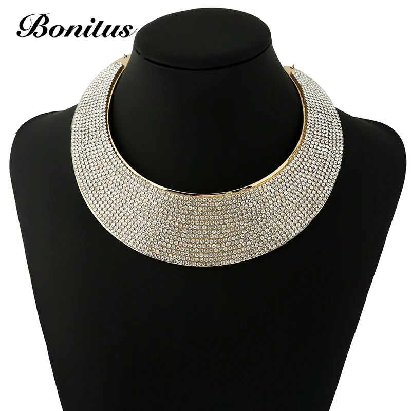 [Ювелирный магазин bonitus] NewArrival модный воротник колье со стразами кристалл