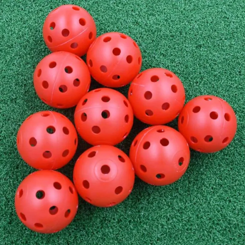 20 шт./лот 41 мм Обучающие приспособления для игры в гольф Палочки leball шары воздушный поток полые с отверстием мячи для гольфа на открытом воздухе мячи для обучения игре в гольф Палочки