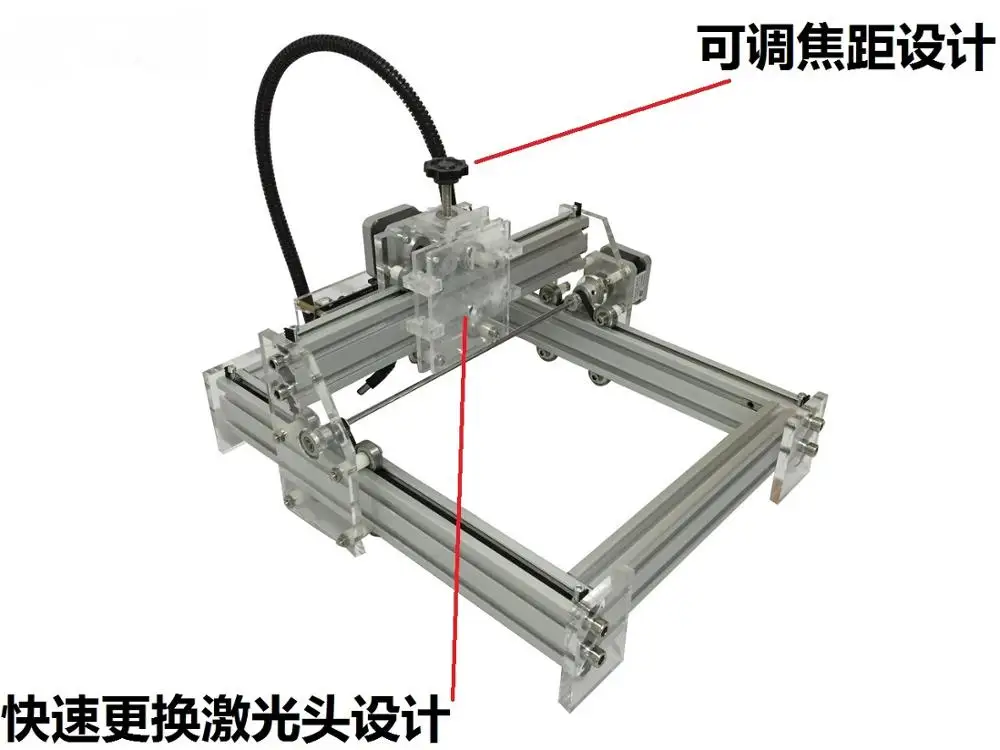 Laser toy grade DIY desktop micro laser engraving machine marking plotter 350*500 working surface | Инструменты