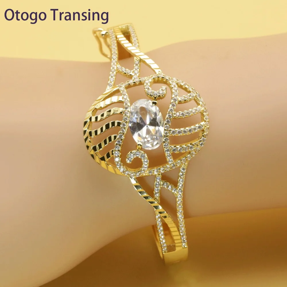 Otogo Transing 2019 набор ювелирных изделий для вечеринки золотой цвет Женская мода