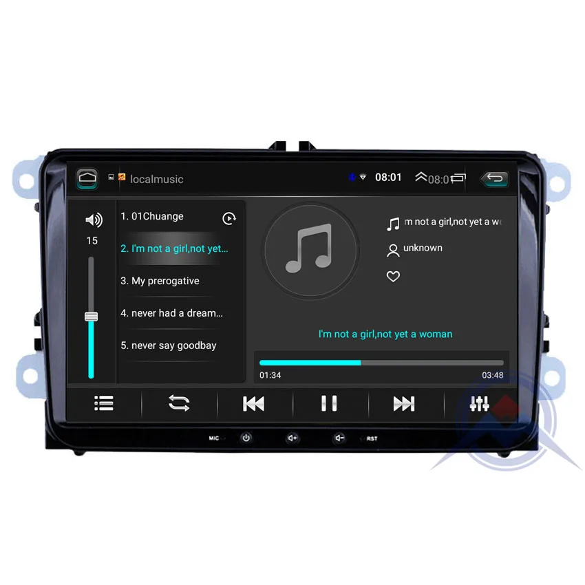 Android 9 0 Автомобильный мультимедийный плеер DVD для Volkswagen Golf Polo Tiguan Passat b7 b6 SEAT leon Skoda