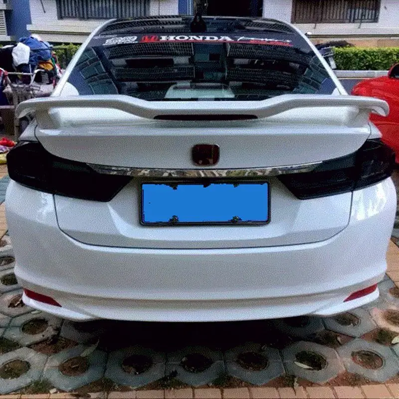 Для honda CITY 2008 2009 2010 2011 2012 2013 ABS спойлер украшение в виде хвостового крыла GT стиль задний багажник спойлер для honda city