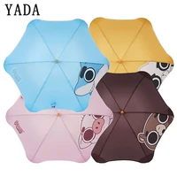 yada hight quality cartoon shark panda automatic umbrella for women men anti uv new portable transparent umbrellas parasol ys611
