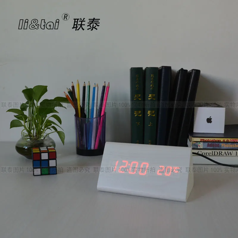 Дерево завод оповещения с температурой календарь часы ленивый немой треугольник