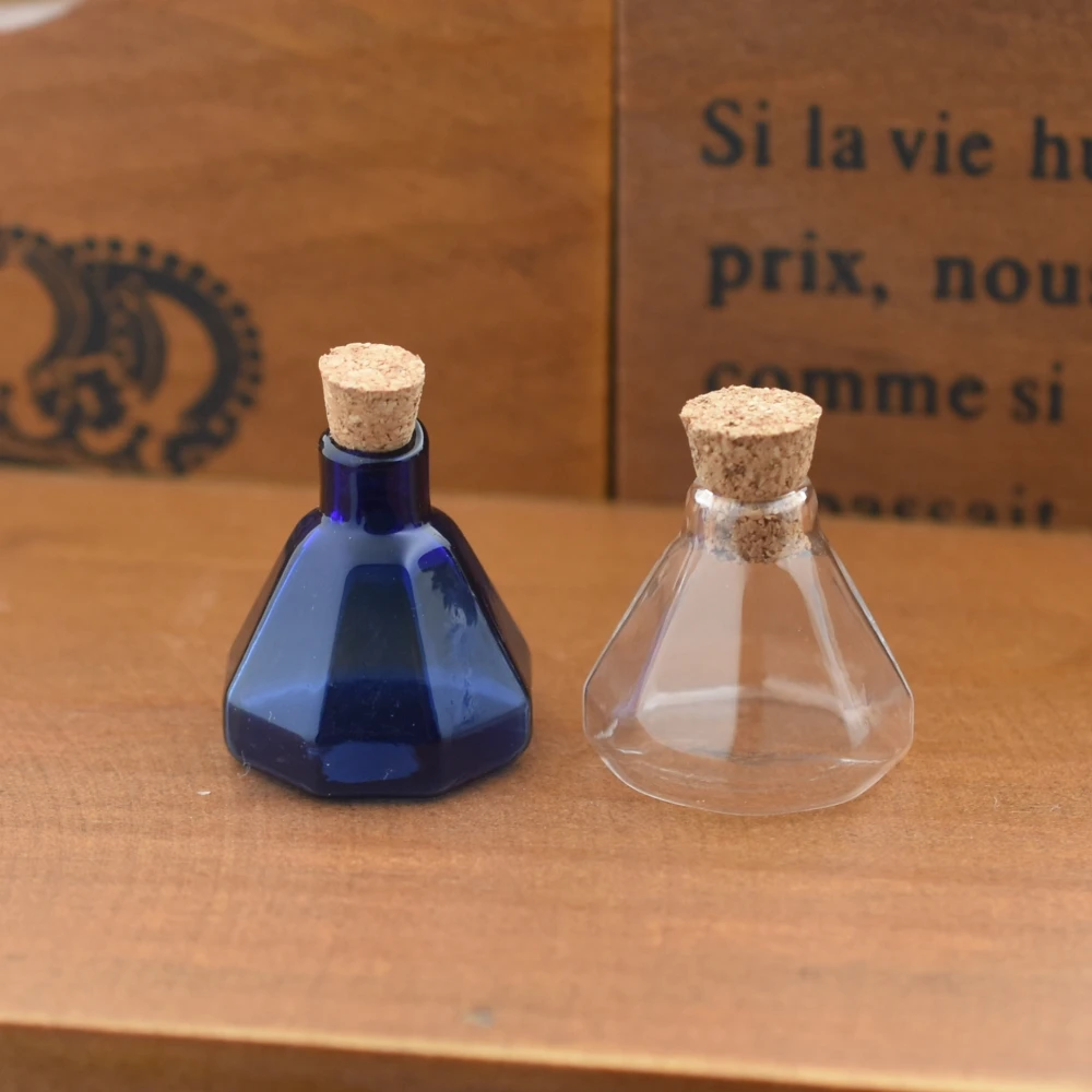 1 шт. восьмиугольный стеклянный флакон с подвеской|Подвески| |