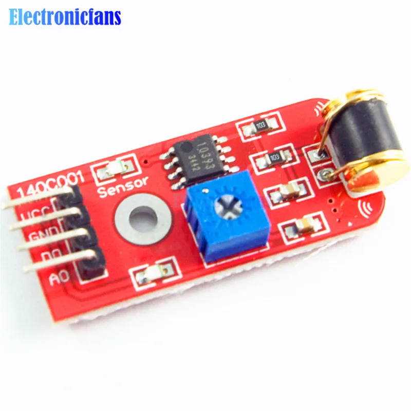 801s Shake vibration Sensor Module For Arduino Open Source LM393 3-5VDC TT Logic | Электронные компоненты и