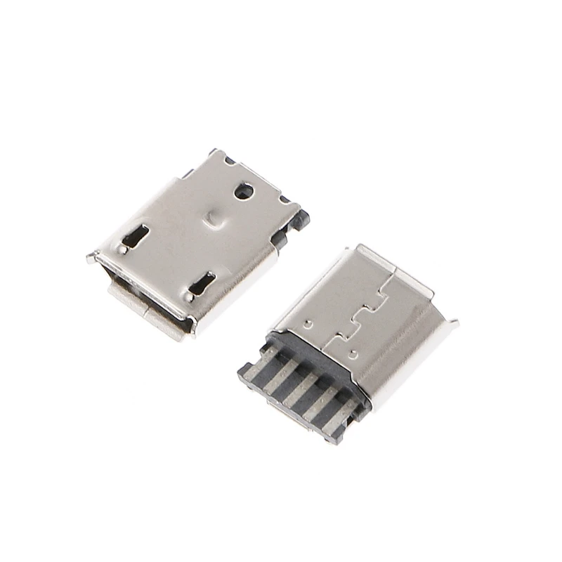 10 шт. DIY Micro USB 5 Pin гнездовой разъем комплект припоя сварочный корпус|Соединители| |