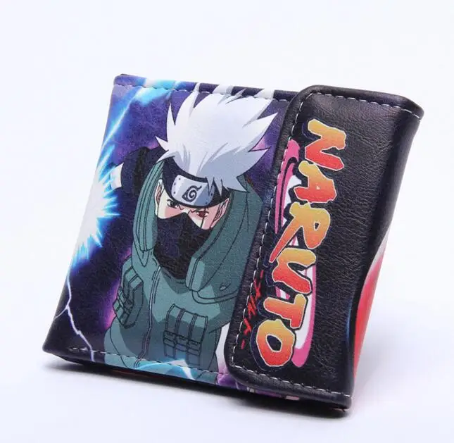 Карманный Кошелек с покемонами для мальчиков и девочек-подростков Kawaii Pikachu Poke Ball Wallet Naruto, Студенческая сумка-держатель для карт, кошелек 12 - Цвет: Кофе
