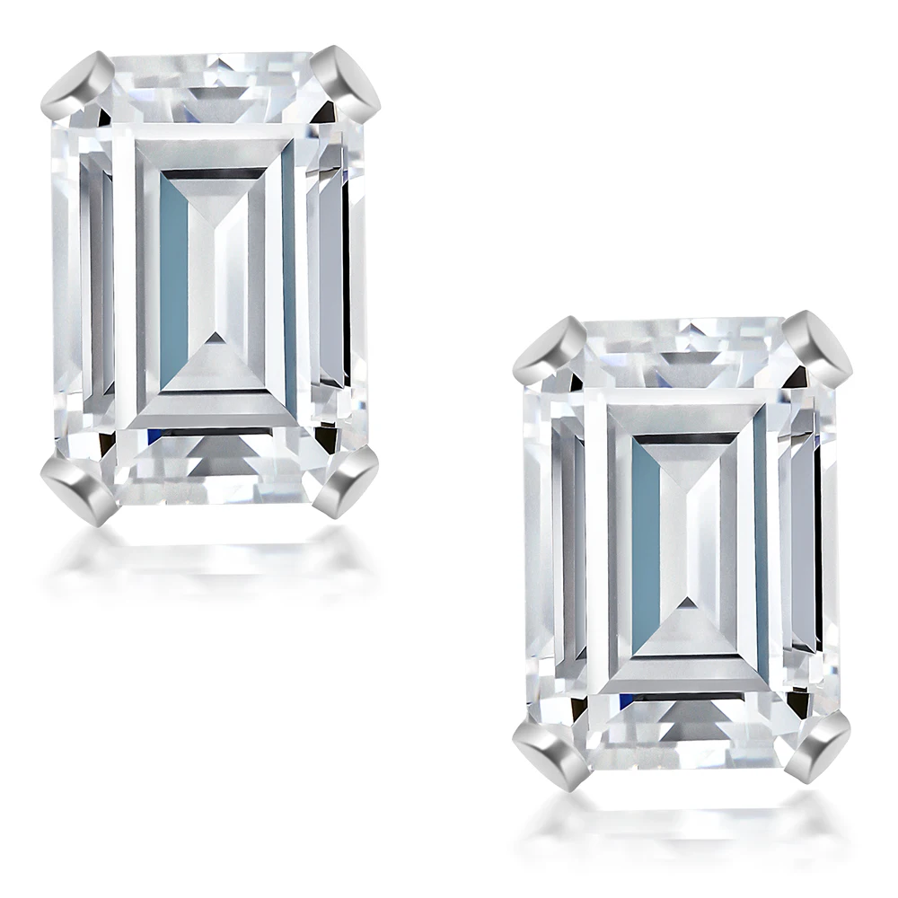 GemStoneKing 1,32 Ct серьги из стерлингового серебра 925 пробы с цирконием от Swarovski для женщин ювелирные украшения