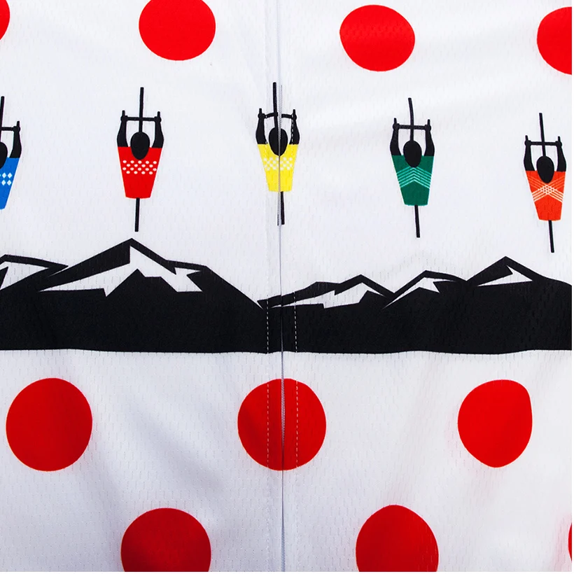 Summer Red Point 2021 Mens Cycling Mtb Jersey Bicycle Clothing quick dry Bike Wear Clothes Short Maillot Roupa Ropa De Ciclismo | Спорт и