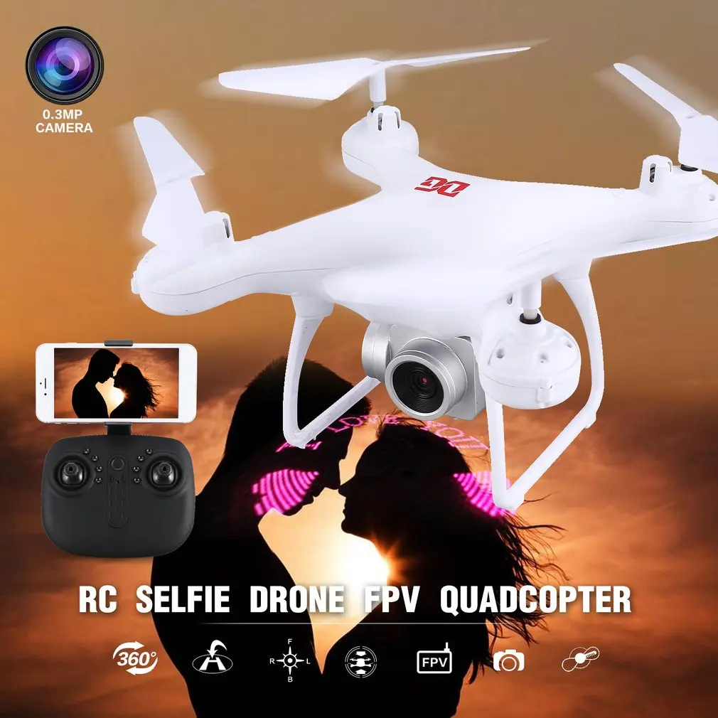 Радиоуправляемый мини Дрон FPV Квадрокоптер с камерой 720P HD в режиме реального
