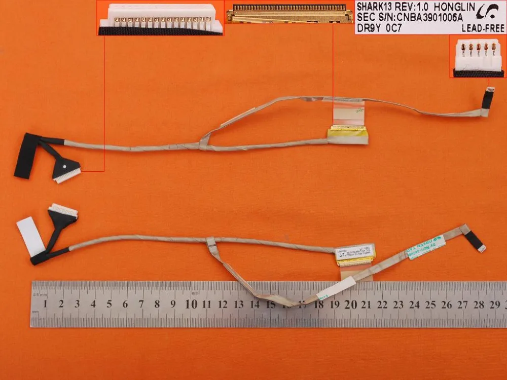 Новый ЖК-кабель для ноутбука SAMSUNG SF310 SF311 SF410 SF411 PN: BA39-01006A CNBA3901006A, разъем LVDS для экрана