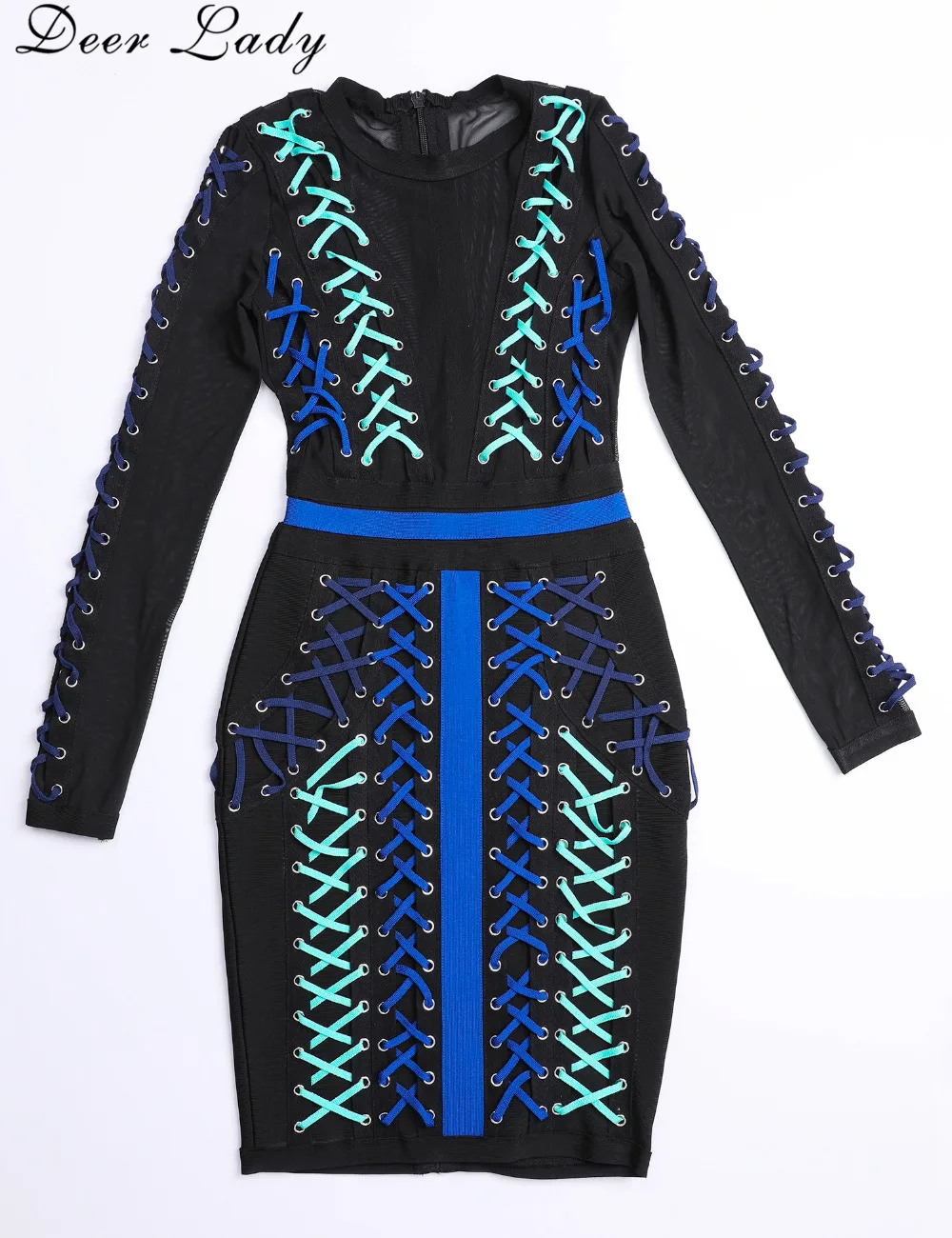 Женские летние платья с принтом оленя новинка 2017 Сетчатое облегающее платье