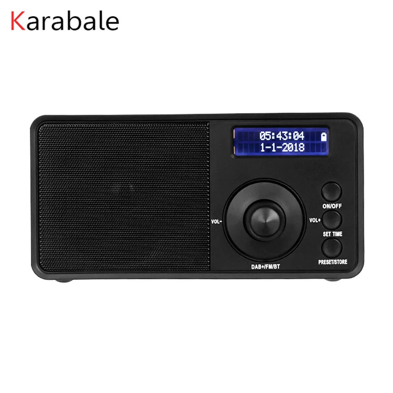 Портативный DAB+ FM цифровой радио приемник Bluetooth динамик будильник большая мощная колонка с ЖК дисплей высокое качество