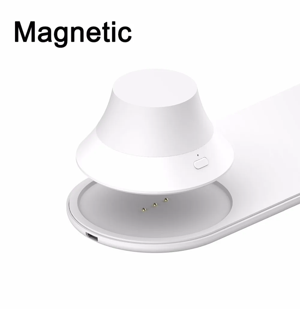 Xiaomi Yee светильник светодиодный ночной Светильник Беспроводная Быстрая зарядка с магнитным притяжением для iPhone samsung huawei Xiaomi