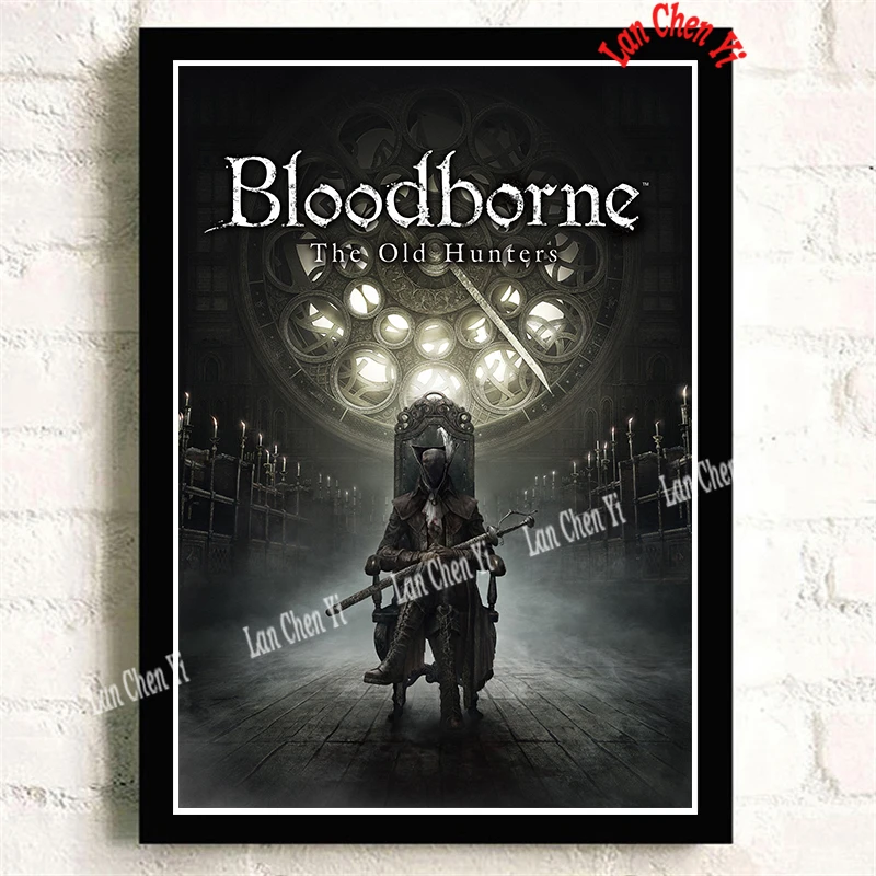 Бумага с покрытием Bloodborne, плакат, офисный подарок, столовая, домашний декор, настенная наклейка, дизайн