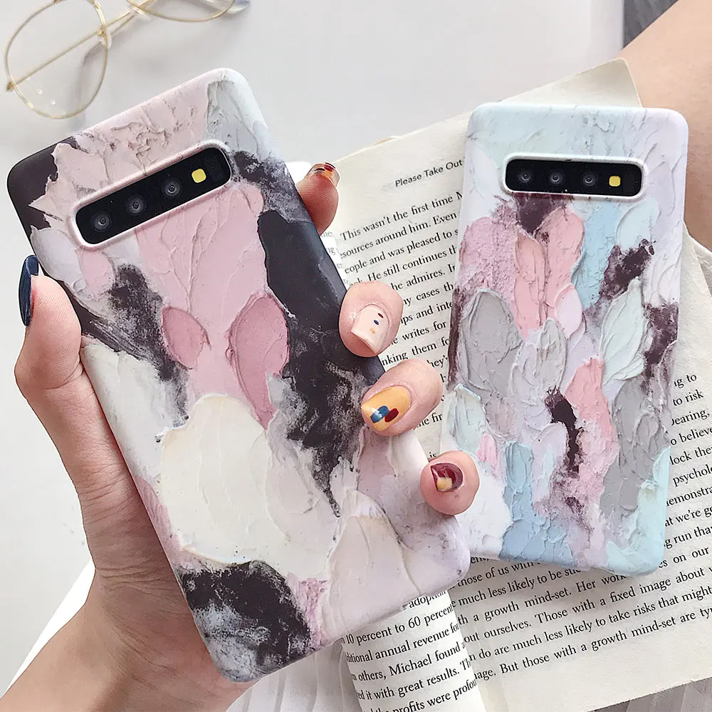 KISSCASE окрашенный Твердый чехол для телефона Samsung A50 A70 A30 A90 светящиеся Чехлы J7 2017 EU