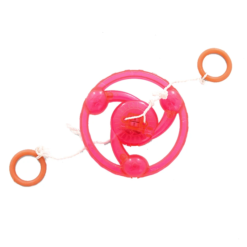 Candy color light emitting line flywheel whistle mini portable small toy wholesale night market booth source student |