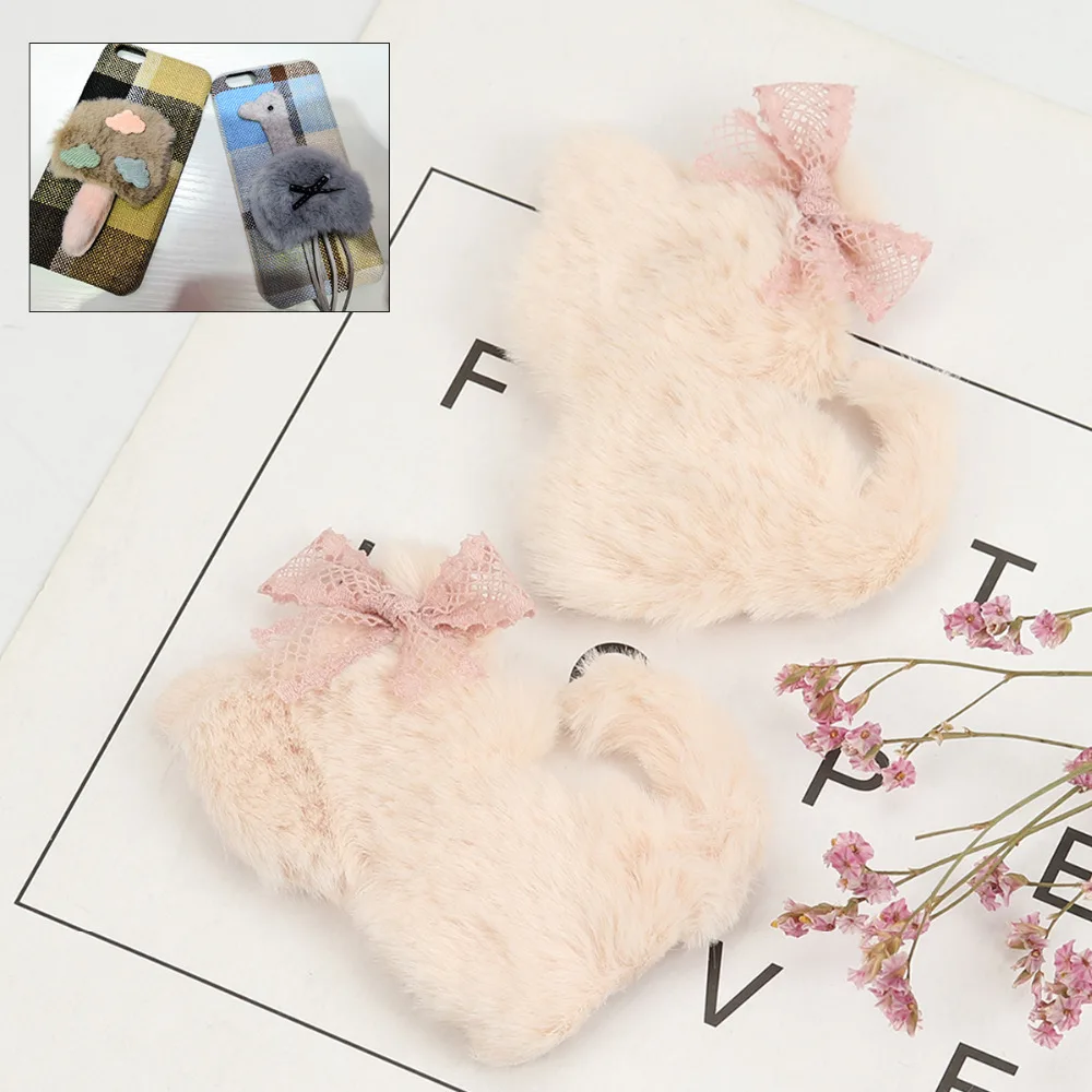 5 шт. ручная работа сделай сам цветной плюшевый Кот с бантом украшение для