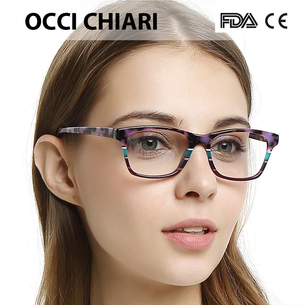 OCCI CHIARI ручной работы итальянское мастерство рецептурные линзы медицинские стандартные прозрачные оправы для очков CEREA (art.: 7a58bed7e) - 7a58bed7e