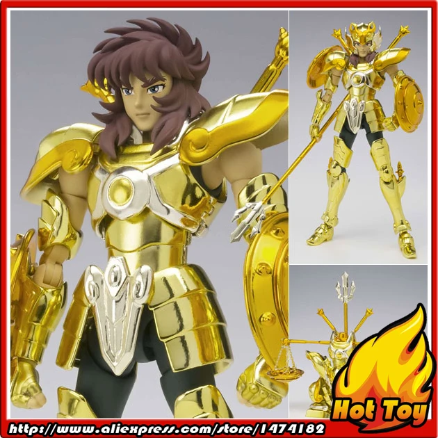 100% Оригинальная фигурка бандаи тамаши из мультфильма Saint Cloth Myth EX Action Figure Libra Dohko
