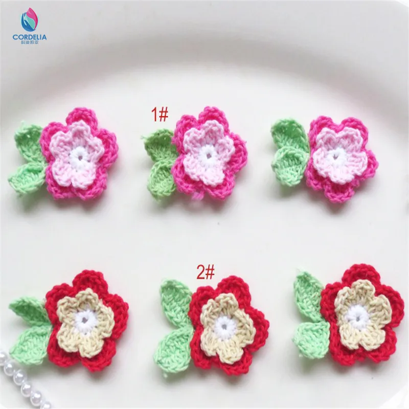 5 шт. 2016 г. Лидер продаж кружево из натурального хлопка для вязания крючком цветок