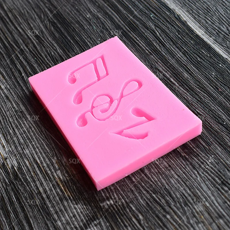 New Arrival Musical Note Silicone Mold Cake Decoration Tools Lace Candy Kitchen Accessories SQ1552 | Дом и сад