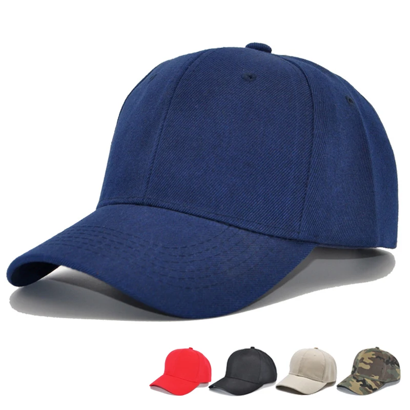 Ретро одноцветная шапка мужская женская уличная спортивная шляпа от солнца
