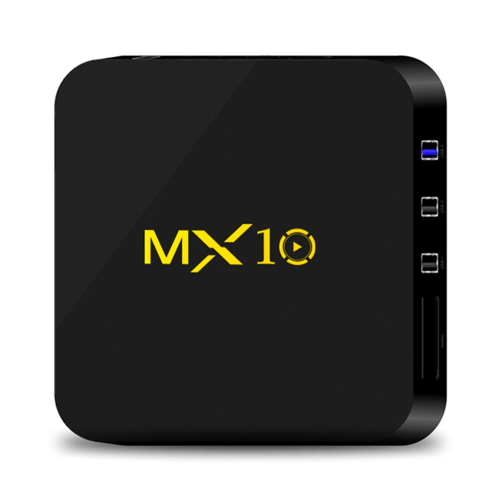 MX10 Android 9,0 ТВ приставка Smart 4 ГБ 32 ГБ 64 Гб 17,3 4K медиаплеер RK3328 четырехъядерный 2,4G WiFi 100M LAN H.265 HDR10 приставка