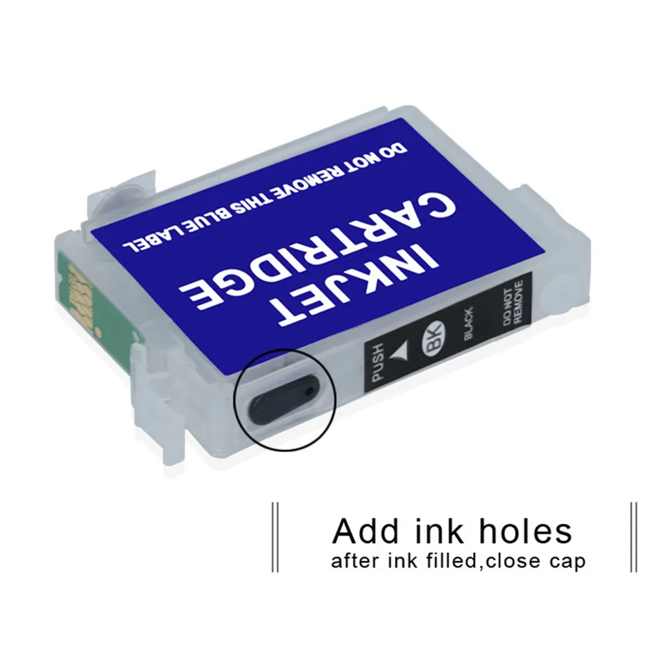 Чернила для заправки картриджей Epson персонал T1291 T1292 T1293 T1294 WF-7015 WF-7515 WF-7525 WF-3520DWF