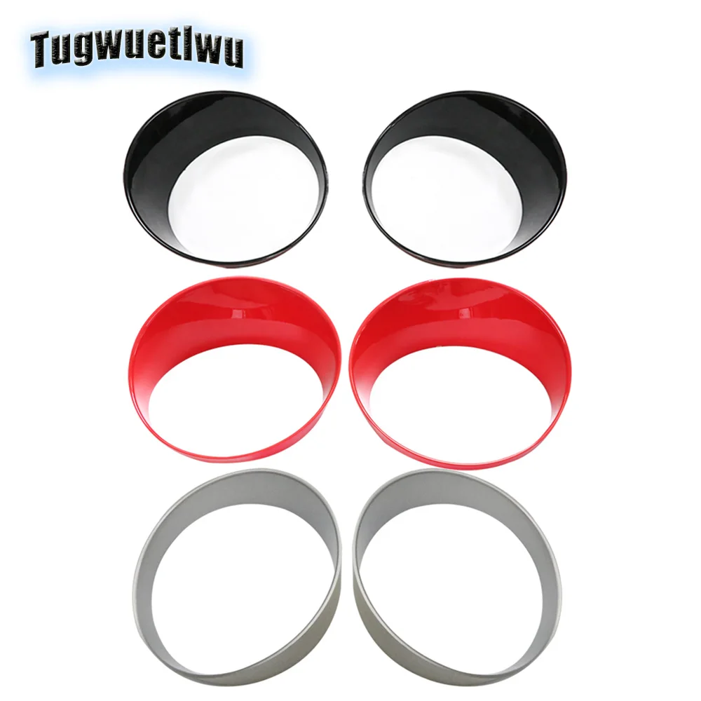 Car Front Grill Grille Cover Trim Frame Ring Styling Decoration Headlight ABS Stickers For Jeep Wrangler JL 2018+ | Автомобили и