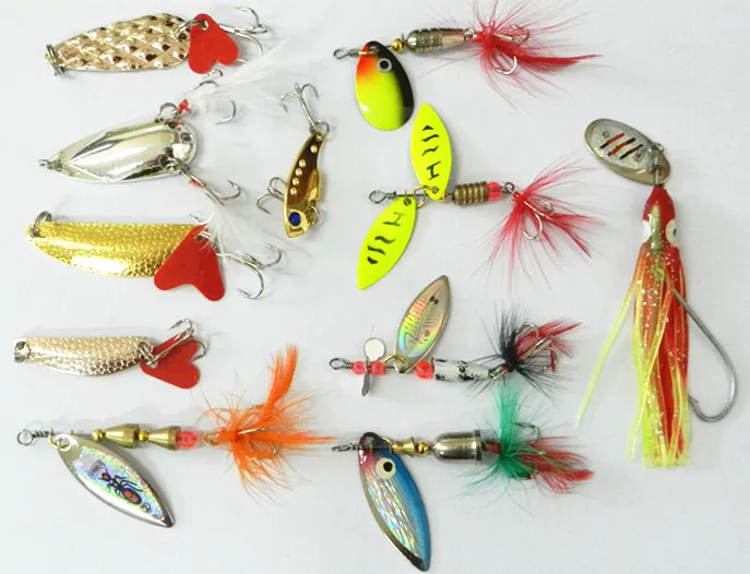 22 шт. рыболовные снасти приманка комплект приманки установить комплекты мягкий