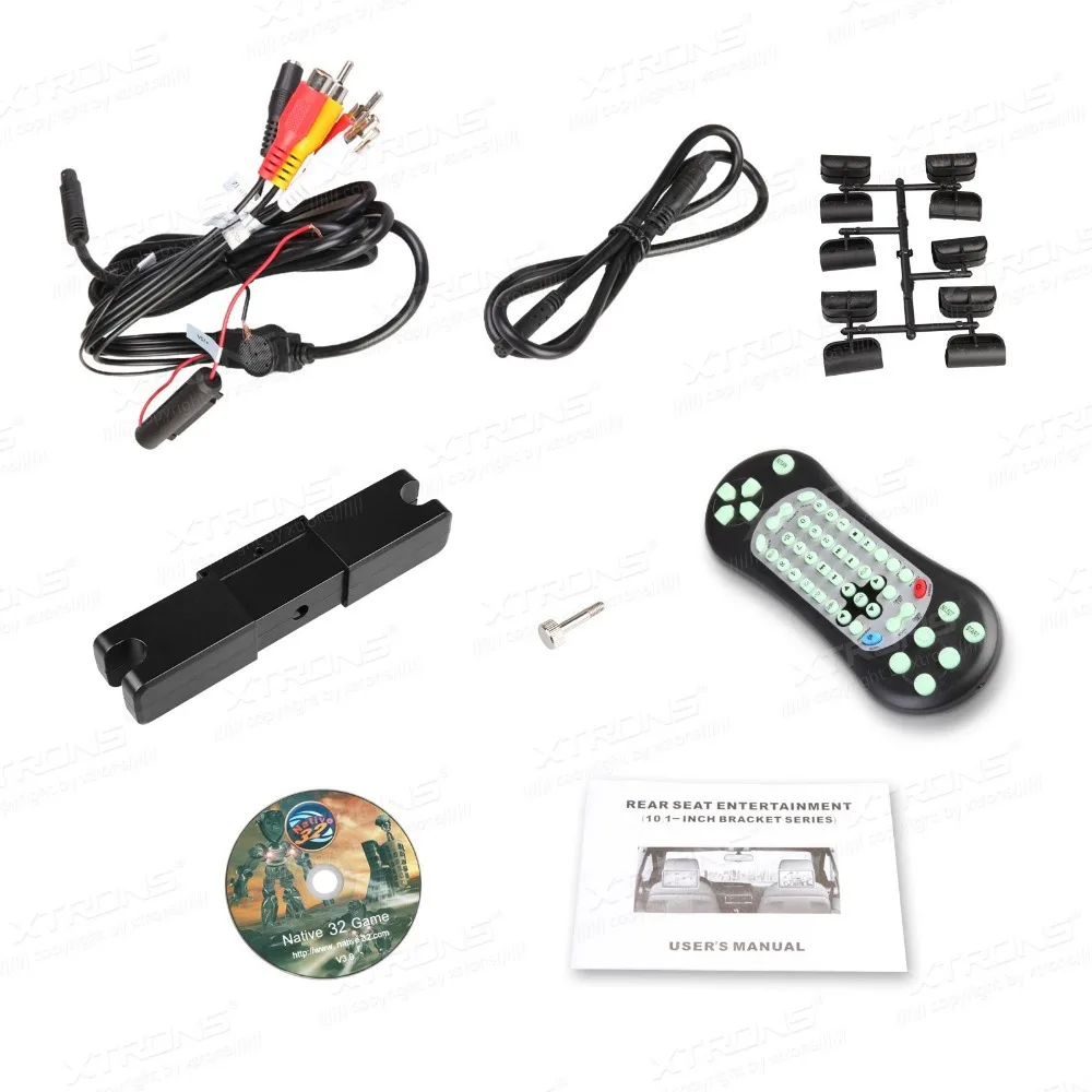 Портативный DVD-плеер на подголовник с сенсорной кнопкой 10 1 дюйма HD-экран 1024*600